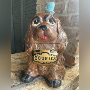 Vintage 1962 Cocker Spaniel Cookie Jar